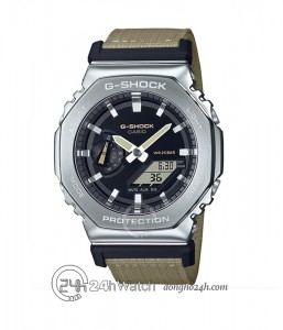 Đồng hồ Casio G-Shock GM-2100C-5ADR - Nam - Quartz (Pin) Dây Vải - Chính Hãng