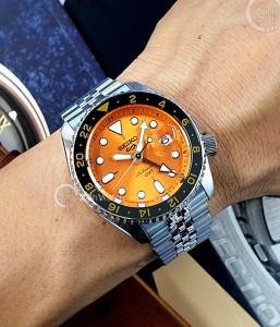 Đồng hồ Seiko 5 Sports GMT SSK005K1 - Nam - Automatic (Tự Động) Dây Kim Loại - Chính Hãng - Size 42.5mm