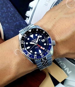 Đồng hồ Seiko 5 Sports GMT SSK003K1 - Nam - Automatic (Tự Động) Dây Kim Loại - Chính Hãng - Size 42.5mm